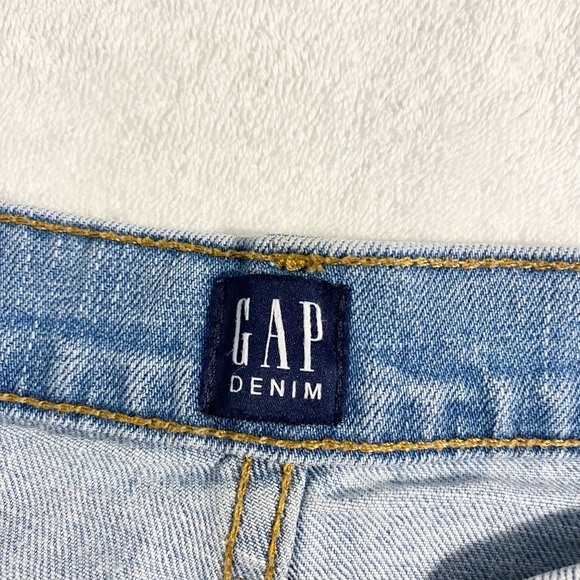 GAP Distressed High Rise Denim Shorts, Size 30 - Picture 3 of 11